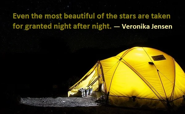 kata mutiara bahasa Inggris tentang bintang (star) - 2: Even the most beautiful of the stars are taken for granted night after night. Veronika Jensen