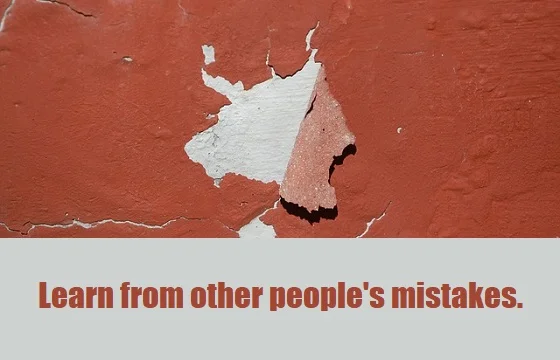 kata mutiara bahasa Inggris tentang pengalaman (experience) - 3: Learn from other people's mistakes.