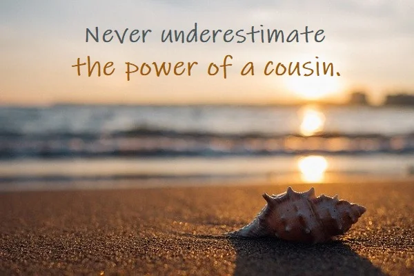 Kata Mutiara Bahasa Inggris tentang Sepupu (Cousin) - 2: Never underestimate the power of a cousin.