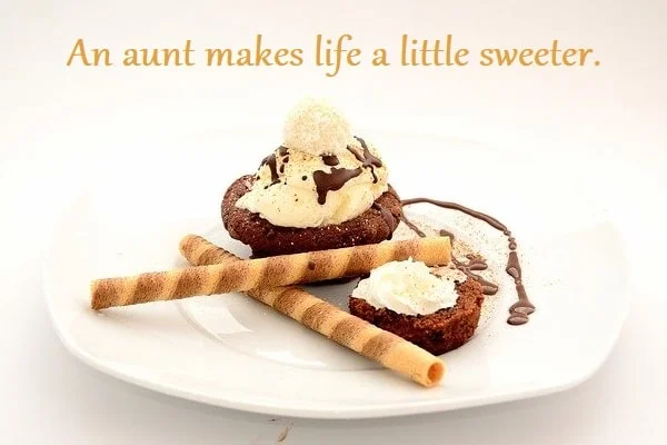 Kata Mutiara Bahasa Inggris tentang Tante/Bibi (Aunt): An aunt makes life a little sweeter.